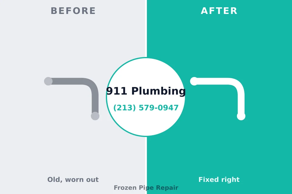 Before and after: plumbing company Five Forks, SC